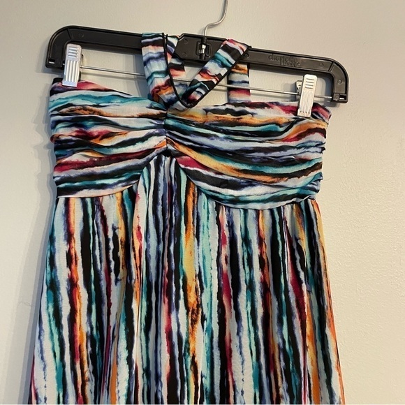 *Xhiliration XS halter maxi dress - Picture 2 of 8